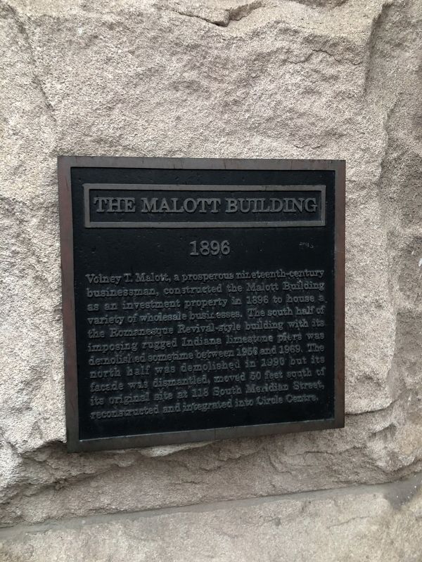 The Malott Building Marker image. Click for full size.
