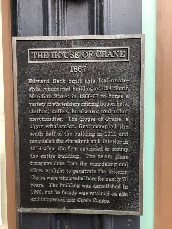 The House of Crane Marker. Click for full size. The House of Crane Marker image. Click for full size.