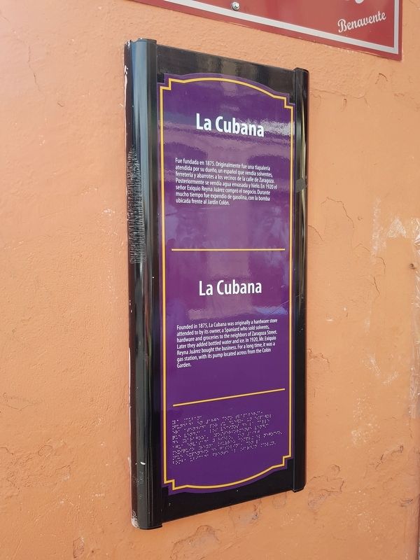 La Cubana Marker image. Click for full size.