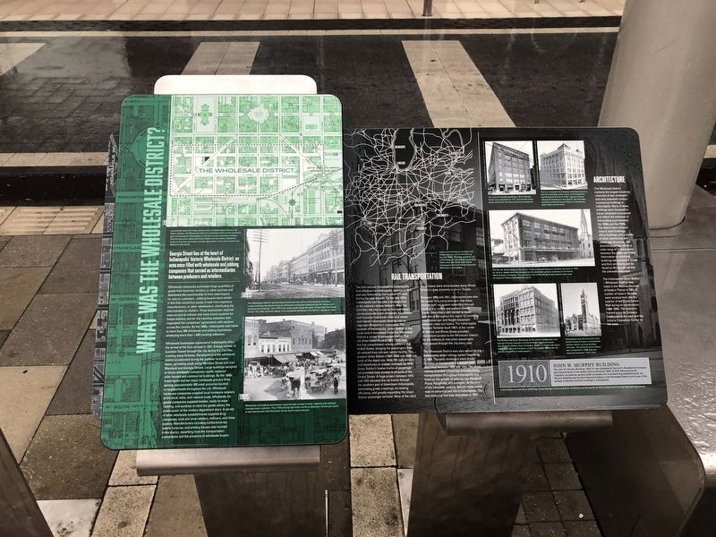 What Was the Wholesale District? Marker. Click for full size. What Was the Wholesale District? Marker image. Click for full size.