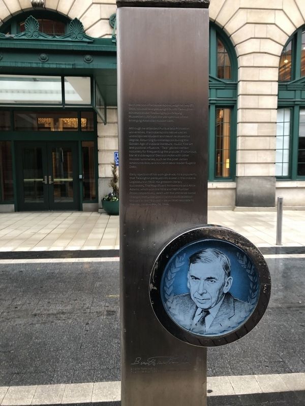Booth Tarkington Marker. Click for full size. Booth Tarkington Marker image. Click for full size.