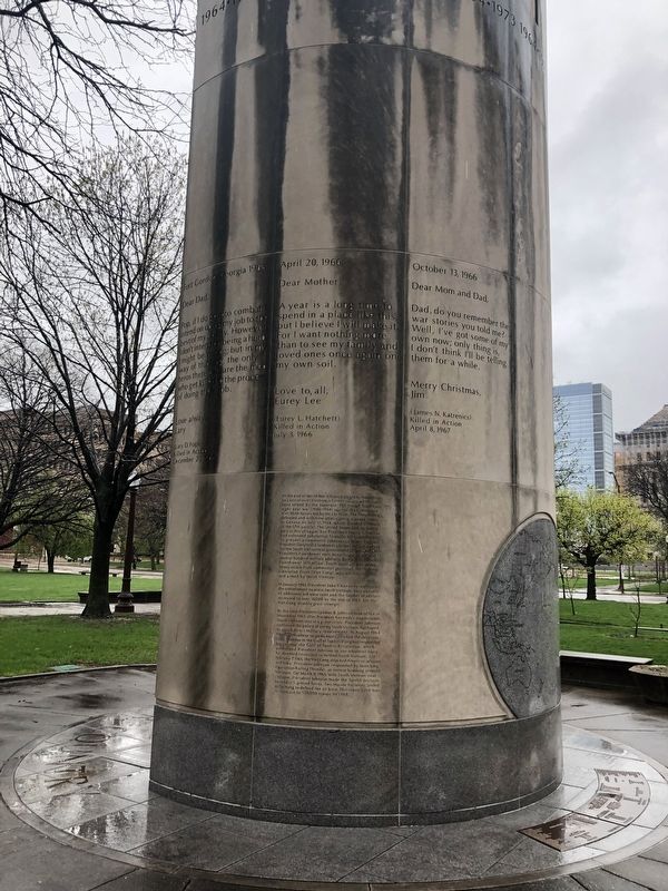 Indiana Vietnam and Korean Wars Memorial image. Click for full size.