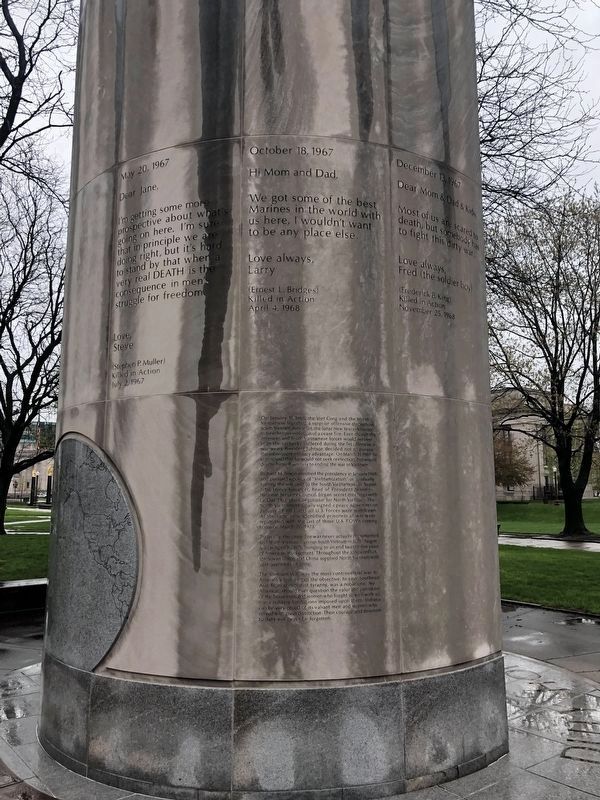 Indiana Vietnam and Korean Wars Memorial image. Click for full size.