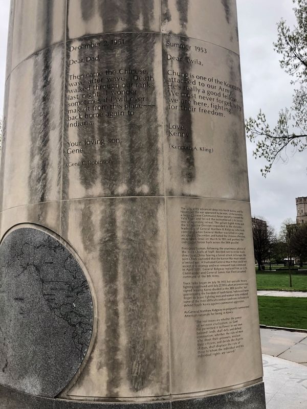 Indiana Vietnam and Korean Wars Memorial image. Click for full size.