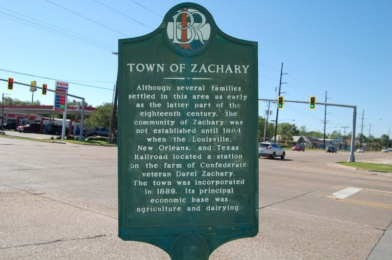 Town of Zachary Marker image. Click for full size.