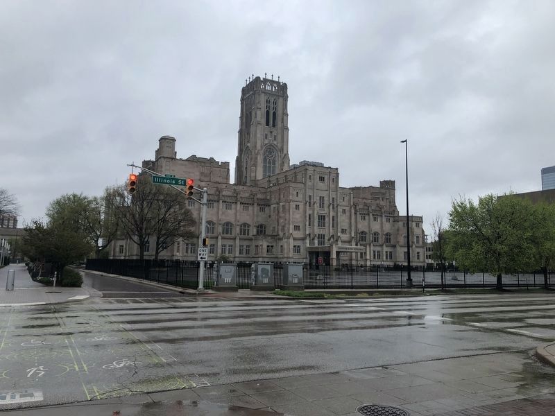 Scottish Rite Cathedral from across North Illinois Street image. Click for full size.