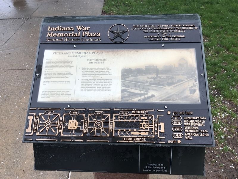 Veterans Memorial Plaza Marker image. Click for full size.