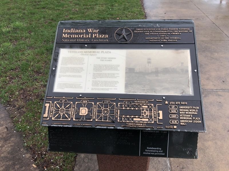 Veterans Memorial Plaza Marker image. Click for full size.
