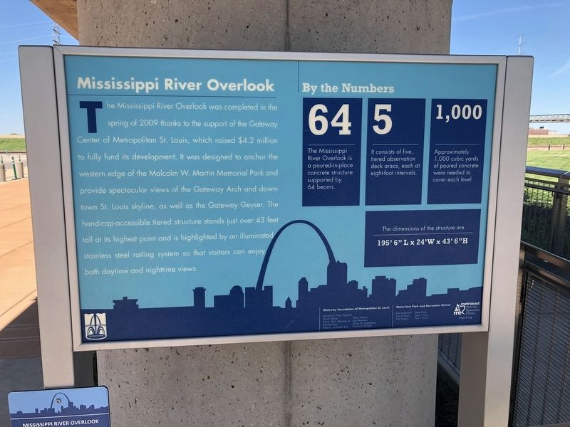 Mississippi River Overlook Marker image. Click for full size.