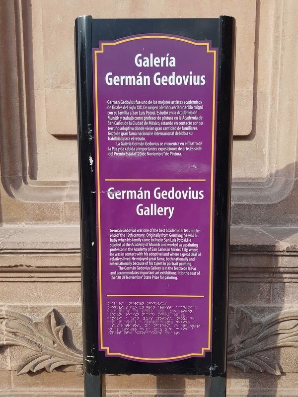 Germn Gedovius Gallery Marker image. Click for full size.