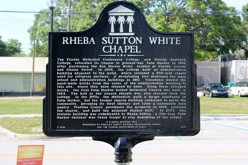 Rheba Sutton White Chapel Marker image. Click for full size.
