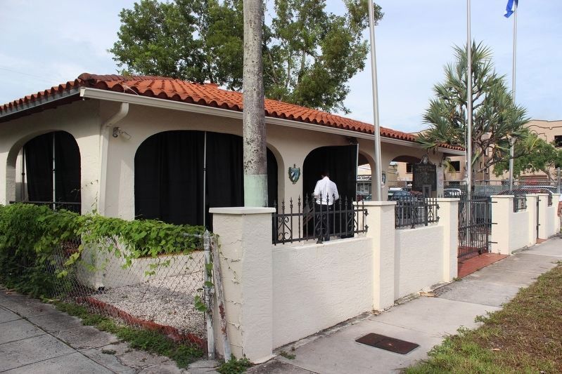 Impact of the "Bay of Pigs" on Miami Marker in front of museum. Click for full size. Impact of the "Bay of Pigs" on Miami Marker in front of museum image. Click for full size.