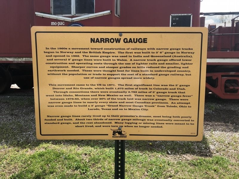 Narrow Gauge Marker image. Click for full size.