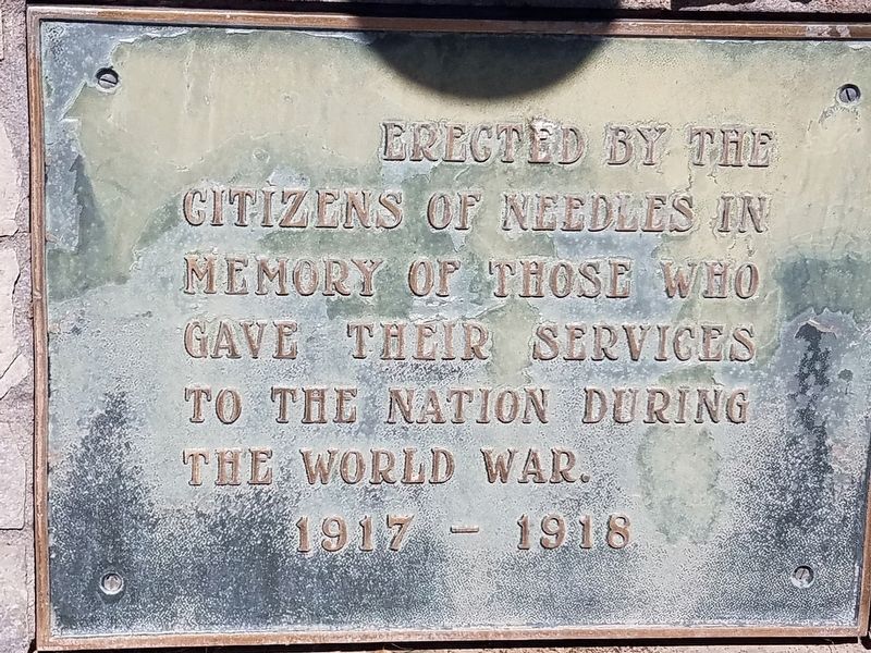 Citizens of Needles Marker image. Click for full size.