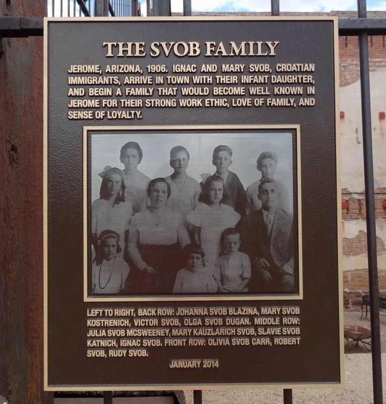 The Svob Family Marker image. Click for full size.