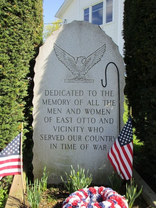 East Otto Veterans Memorial image. Click for full size.