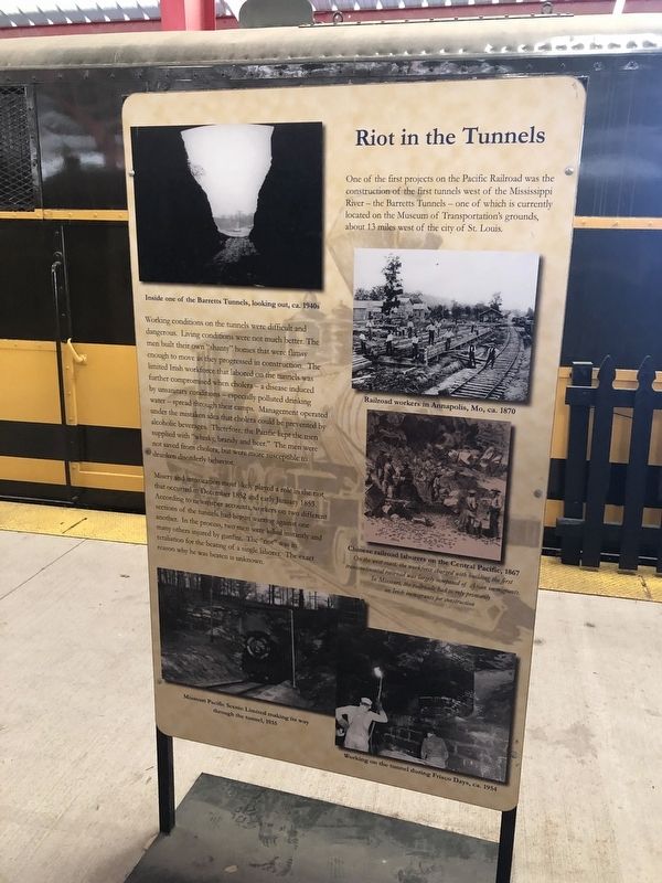 Riot in the Tunnels Marker image. Click for full size.