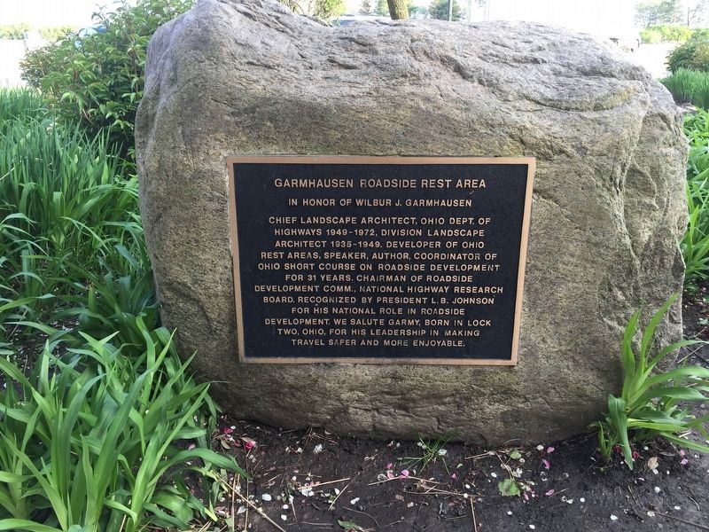 Garmhausen Roadside Rest Area Marker. Click for full size. Garmhausen Roadside Rest Area Marker image. Click for full size.