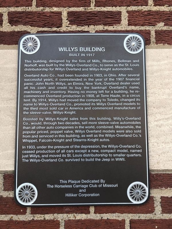 Willys Building Marker image. Click for full size.