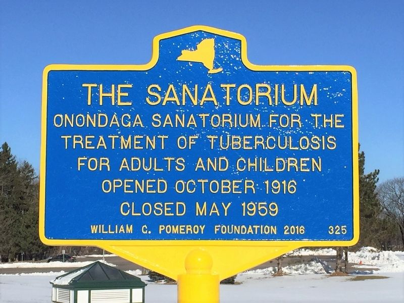 The Sanatorium Marker image. Click for full size.