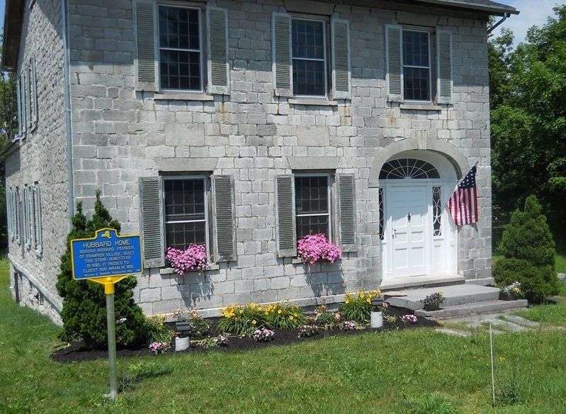 Hubbard Home Marker. Click for full size. Hubbard Home Marker image. Click for full size.