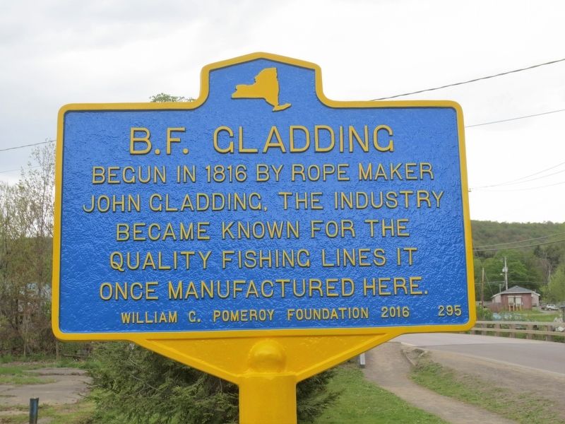 B.F. Gladding Marker image. Click for full size.