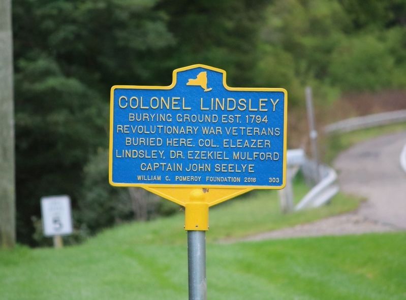 Colonel Lindsley Marker. Click for full size. Colonel Lindsley Marker image. Click for full size.