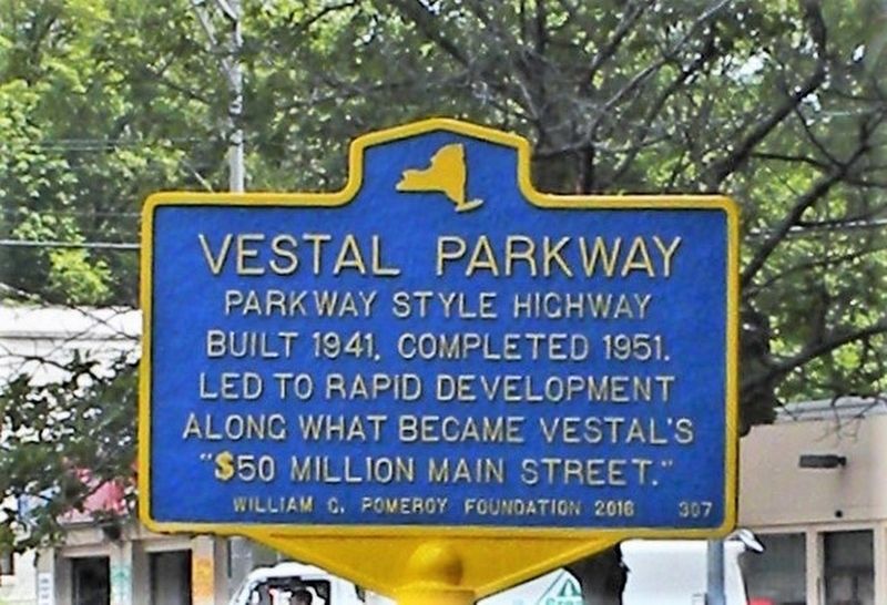 Vestal Parkway Marker image. Click for full size.
