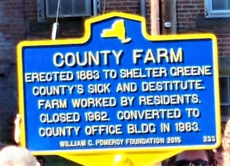 County Farm Marker image. Click for full size.