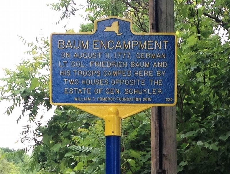 Baum Encampment Marker image. Click for full size.