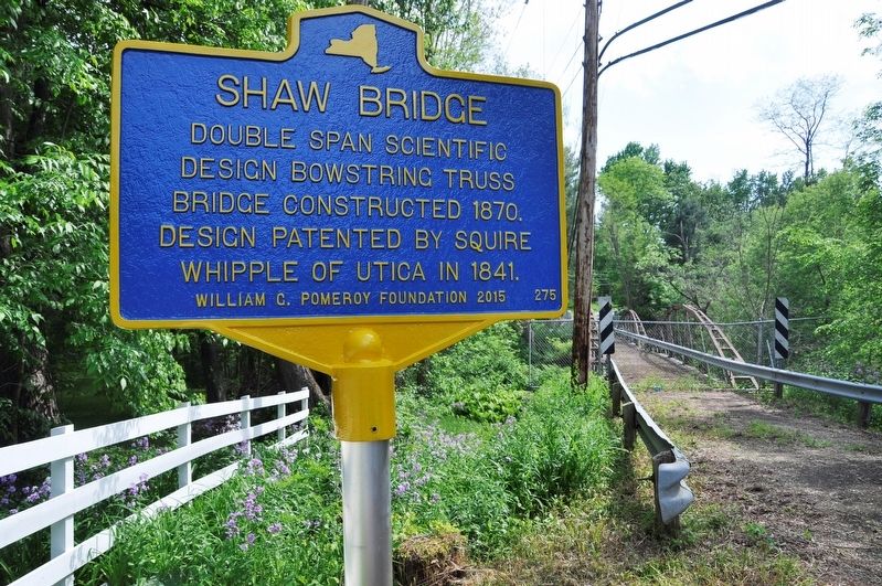 Shaw Bridge Marker image. Click for full size.