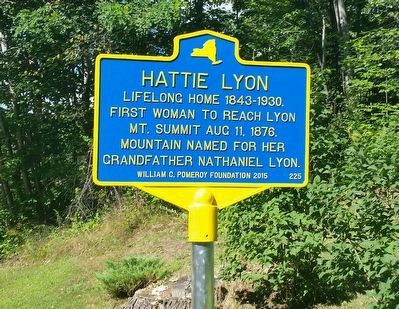 Hattie Lyon Marker image. Click for full size.