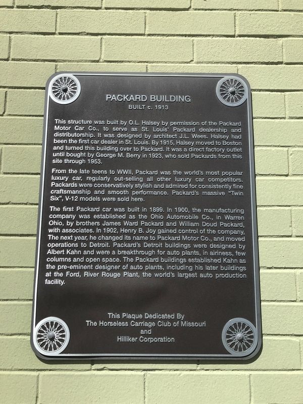 Packard Building Marker image. Click for full size.