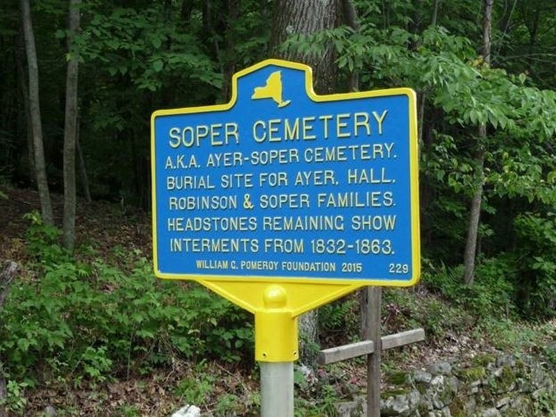 Soper Cemetery Marker image. Click for full size.