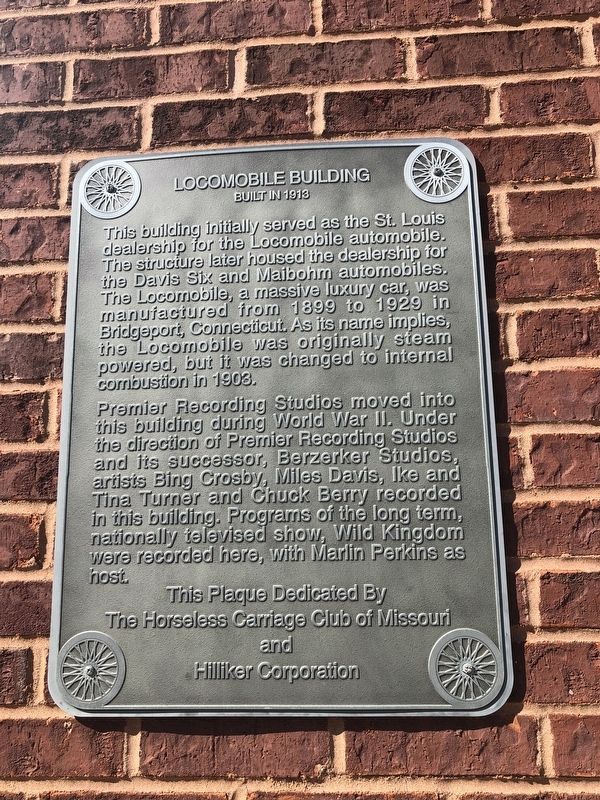 Locomobile Building Marker image. Click for full size.