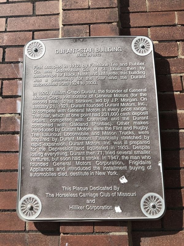 Durant-Star Building Marker image. Click for full size.