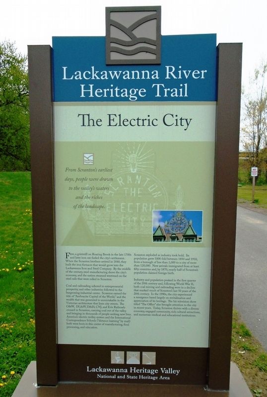 The Electric City Marker image. Click for full size.