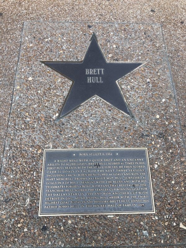 Brett Hull Marker. Click for full size. Brett Hull Marker image. Click for full size.