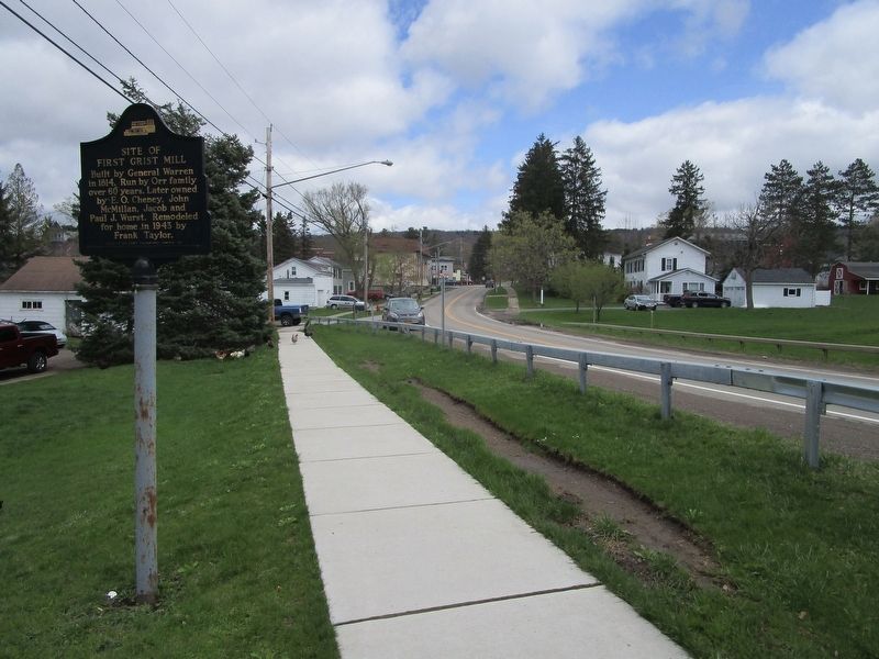 Site of First Grist Mill Marker image. Click for full size.