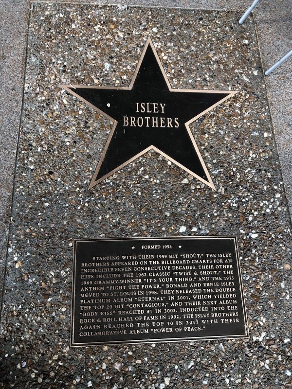 Isley Brothers Marker. Click for full size. Isley Brothers Marker image. Click for full size.