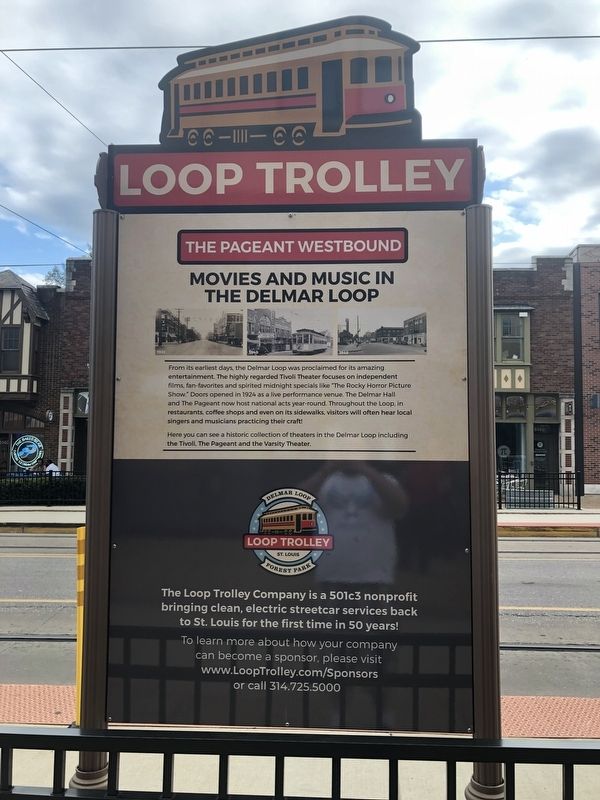 Movies and Music in the Delmar Loop Marker image. Click for full size.