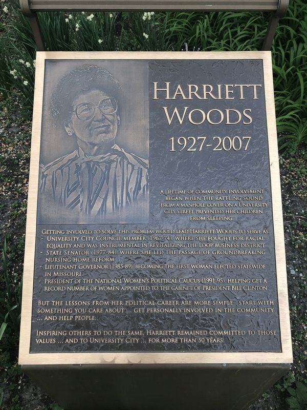 Harriett Woods Marker image. Click for full size.