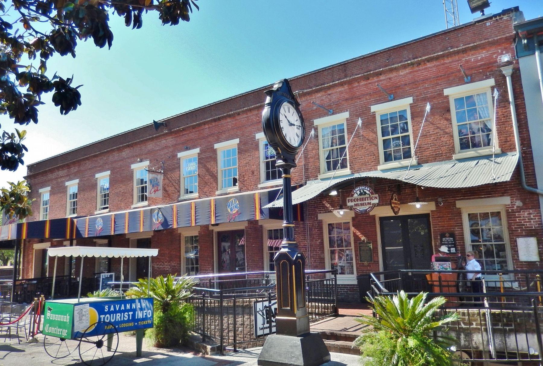 American Prohibition Museum (<i>wide view; marker mounted just left of entrance</i>). Click for full size. American Prohibition Museum (<i>wide view; marker mounted just left of entrance</i>) image. Click for full size.