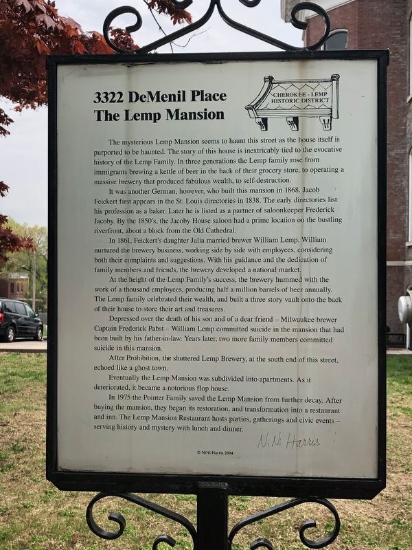 3322 DeMenil Place Marker image. Click for full size.