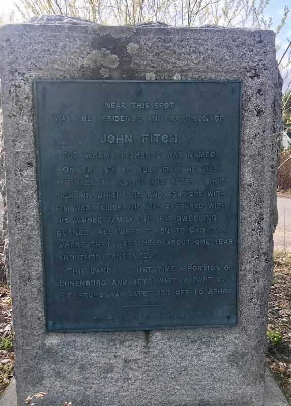 Near this spot was the residence and garrison of John Fitch Marker image. Click for full size.