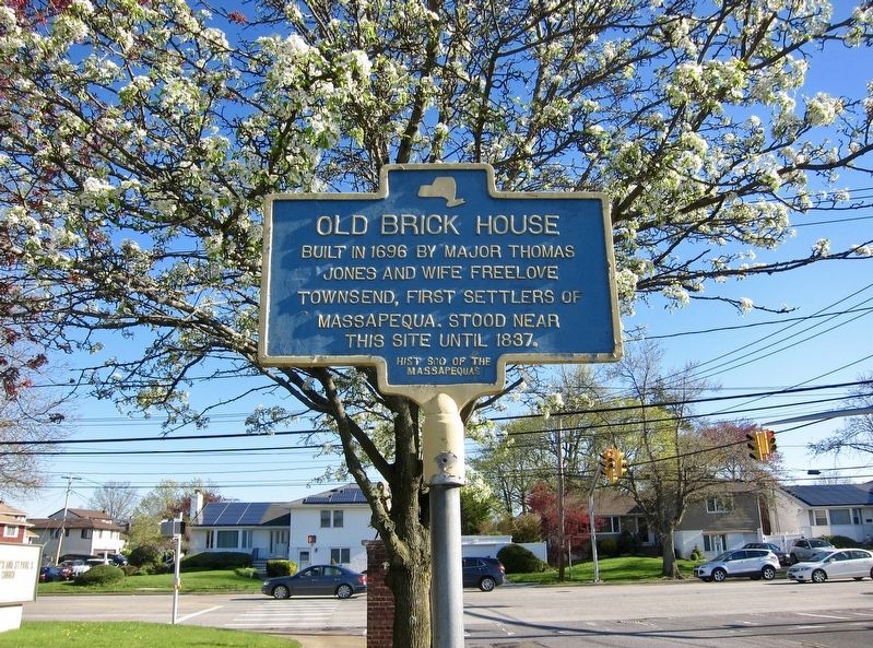 Old Brick House Marker. Click for full size. Old Brick House Marker image. Click for full size.