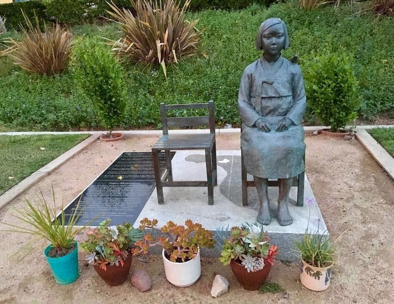 Korean Comfort Women Statue. Click for full size. Korean Comfort Women Statue image. Click for full size.