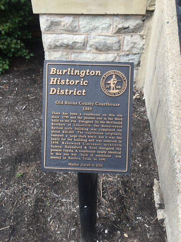 Burlington Historic District Marker image. Click for full size.