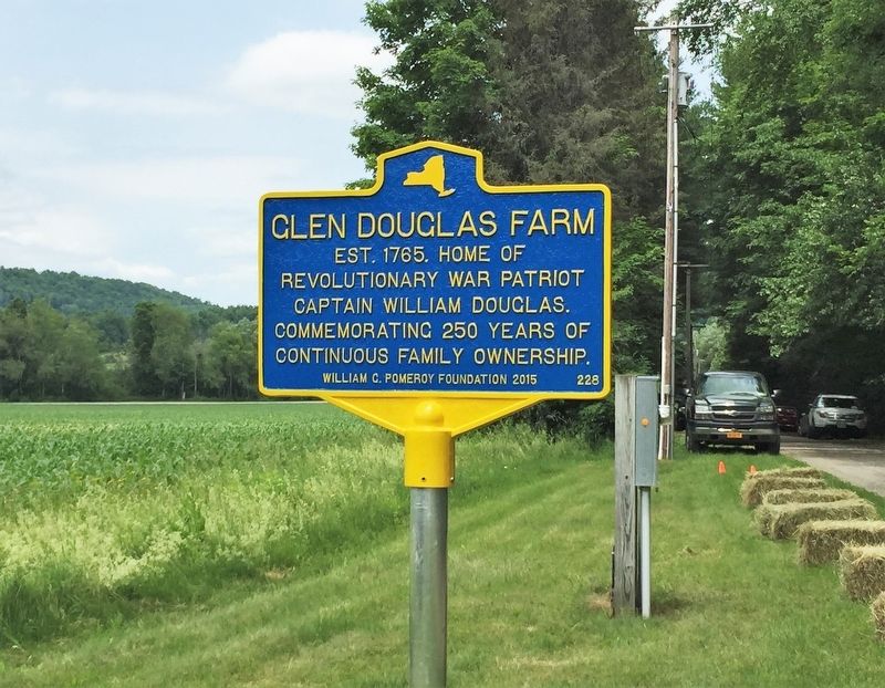 Glen Douglas Farm Marker image. Click for full size.
