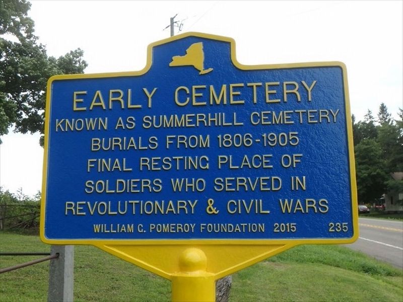Early Cemetery Marker image. Click for full size.